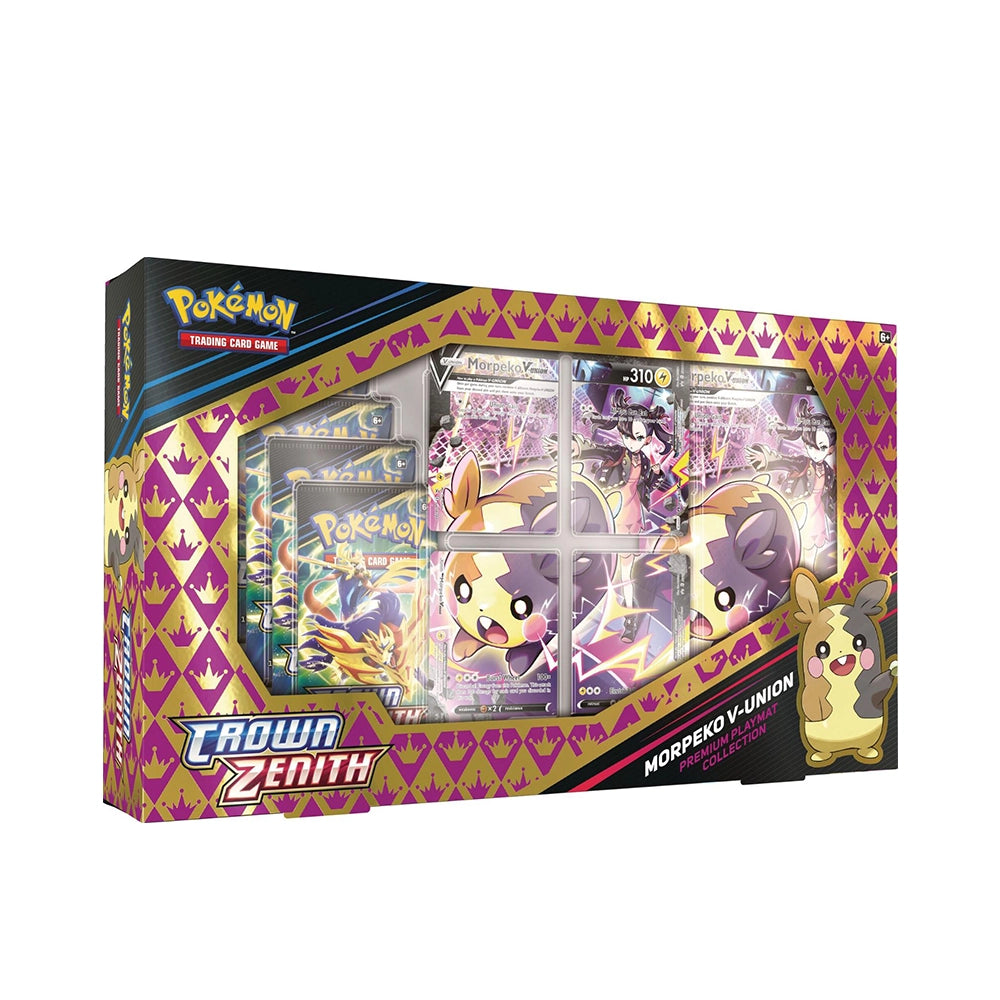 Morpeko V-Union Premium Playmat Collection Box Pokemon Crown Zenith